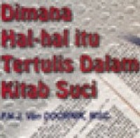 Image of Dimana Hal-Hal Itu Tertulis Dalam Kitab Suci
