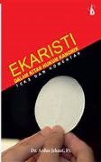 Image of Ekaristi dalam kitab hukum kanonik teks dan komentar