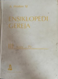 Image of Ensiklopedi Gereja III: Kons-Pe