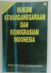Image of Hukum Kewarganegaraan dan Keimigrasian Indonesia