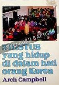 Image of Kristus Yang Hidup di Dalam Hati Orang Korea