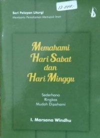 Image of Memahami Hari Sabat dan Hari Minggu