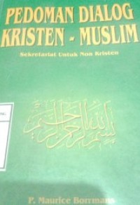 Image of Pedoman Dialog Kristen-Muslim